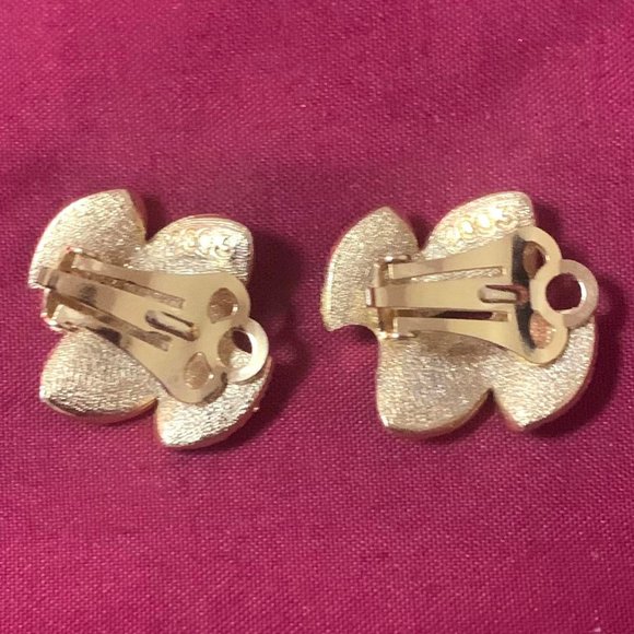 2003 & 3003 Stamped Gold & Silver Tone Earrings & Choker - Picture 6 of 6